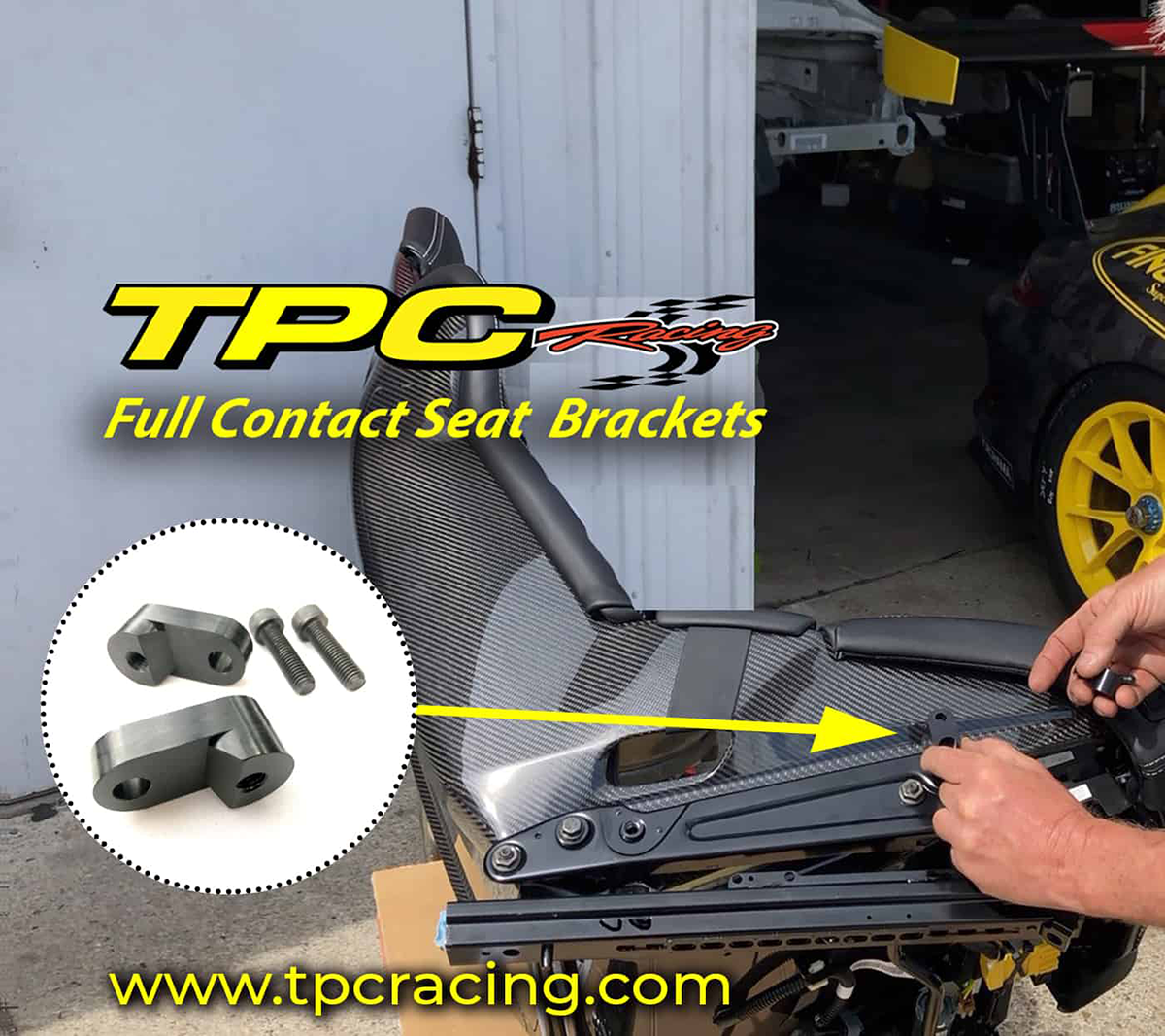 TPC Racing Full Contact Seat Angle Brackets