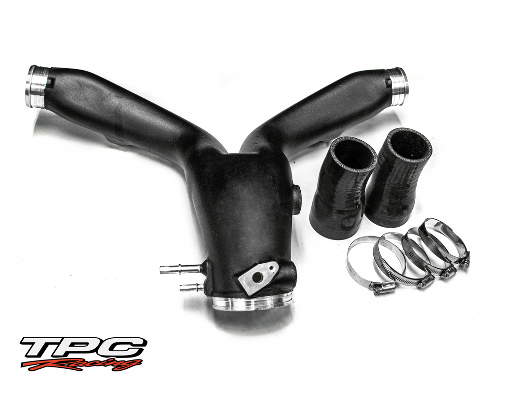 TPC Racing Y-Charge Pipe Kit Porsche 991.2 GT2RS